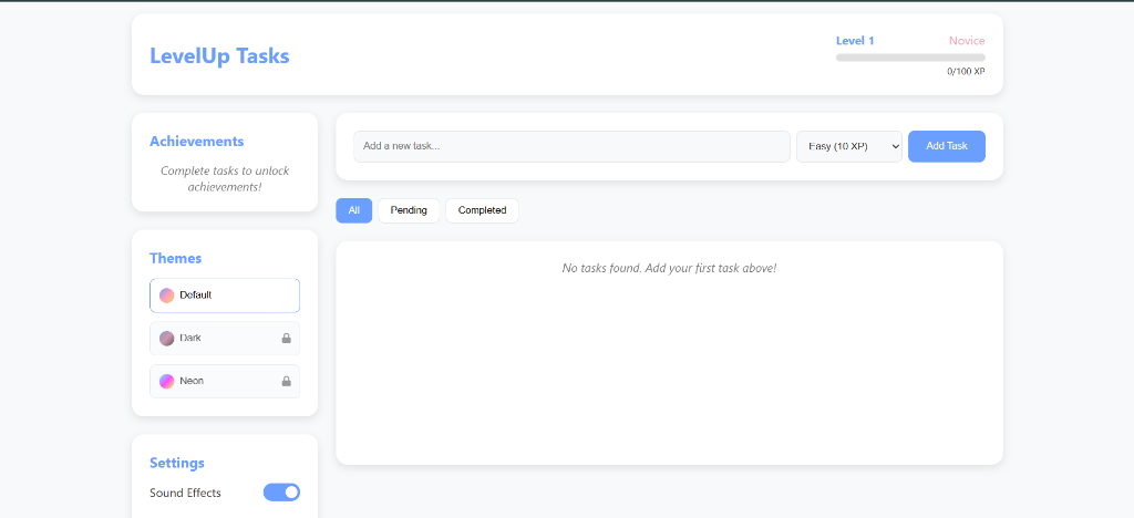 LevelUp- - Gamified Skill Development